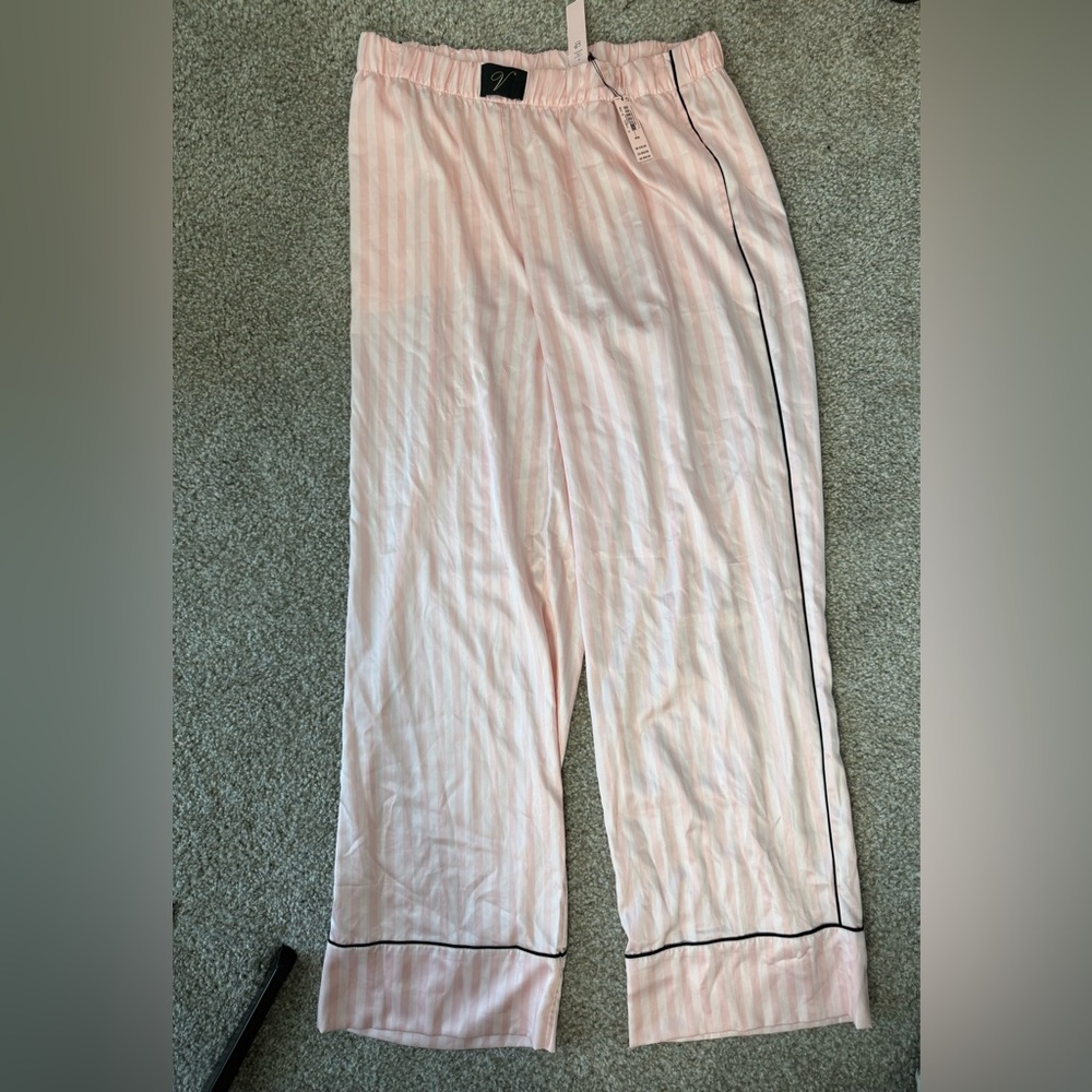 Victoria Secret Pink Striped Pajama Pants - Size Medium - New with Tags!